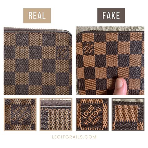 how to spot original lv wallet|Lv wallet counterfeit.